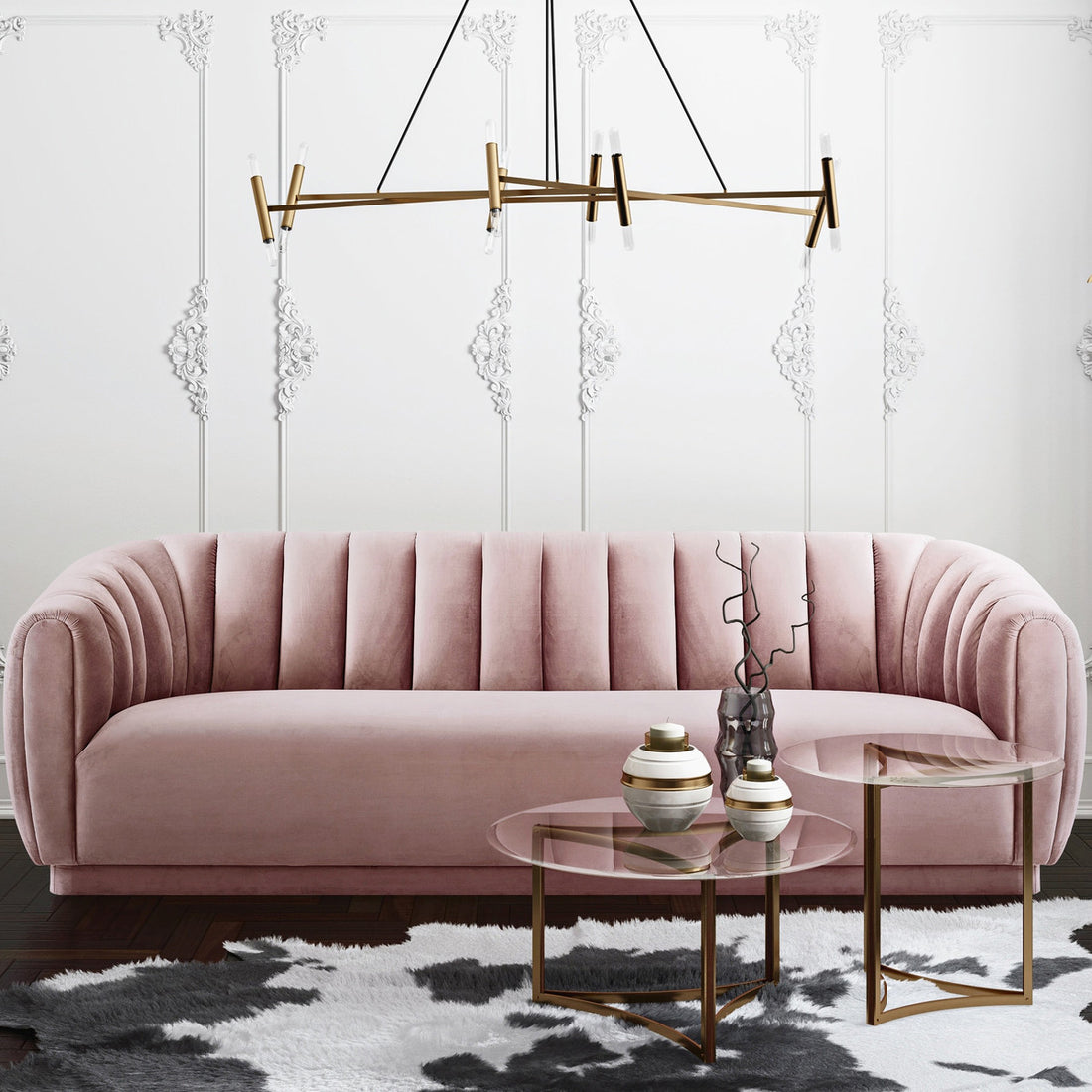 Arno Velvet Sofa