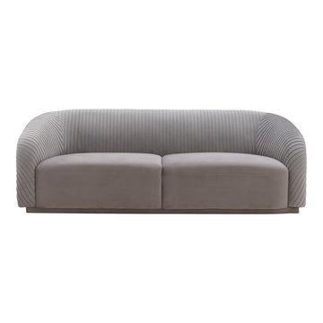 Yara Pleated Velvet Sofa
