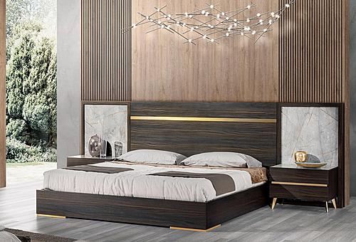 Nova Domus Velondra Modern Eucalypto Marble Bedroom Set with elegant design | Vrxco.com
