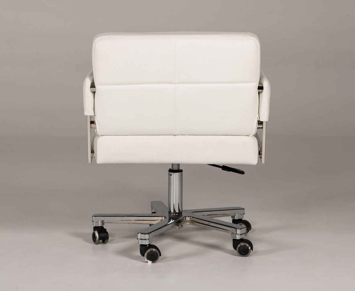 "Modrest Craig Modern White Bonded Leather Office Chair - Stylish office chair" | Vrxco.com
