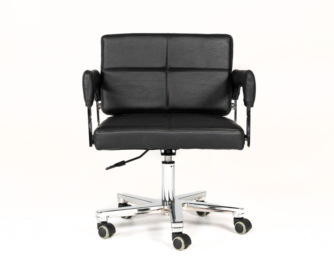 "Modrest Craig Modern Black Bonded Leather Office Chair - Stylish office chair" | Vrxco.com