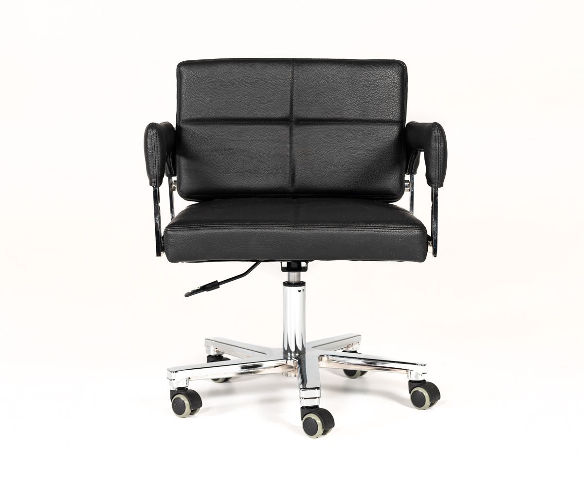 "Modrest Craig Modern Black Bonded Leather Office Chair - Stylish office chair" | Vrxco.com