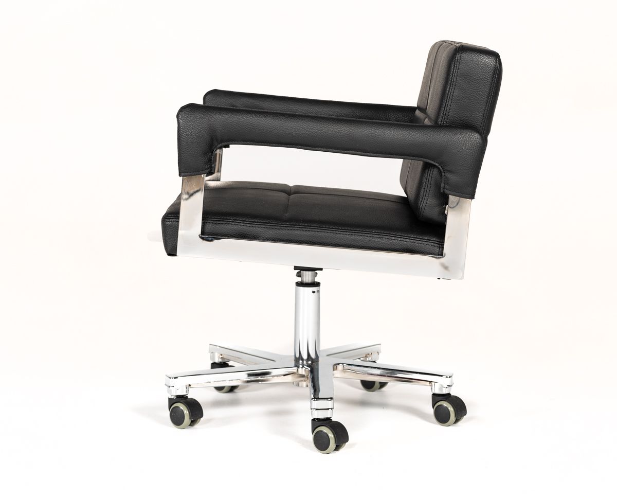"Modrest Craig Modern Black Bonded Leather Office Chair - Stylish office chair" | Vrxco.com