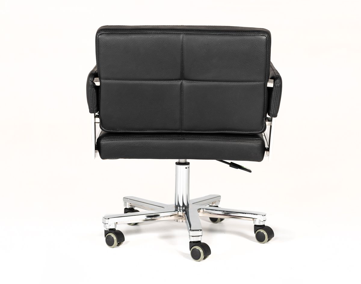 "Modrest Craig Modern Black Bonded Leather Office Chair - Stylish office chair" | Vrxco.com