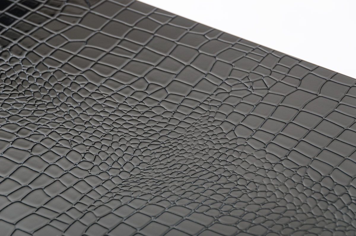 "A&X Congress Transitional Black Crocodile Desk with luxurious finish" | Vrxco.com