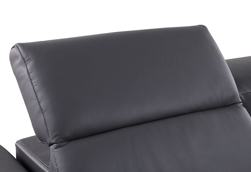 "MI 1110 7pcs Lucca Reclining Sectional Grey - Ultimate comfort" | Vrxco.com