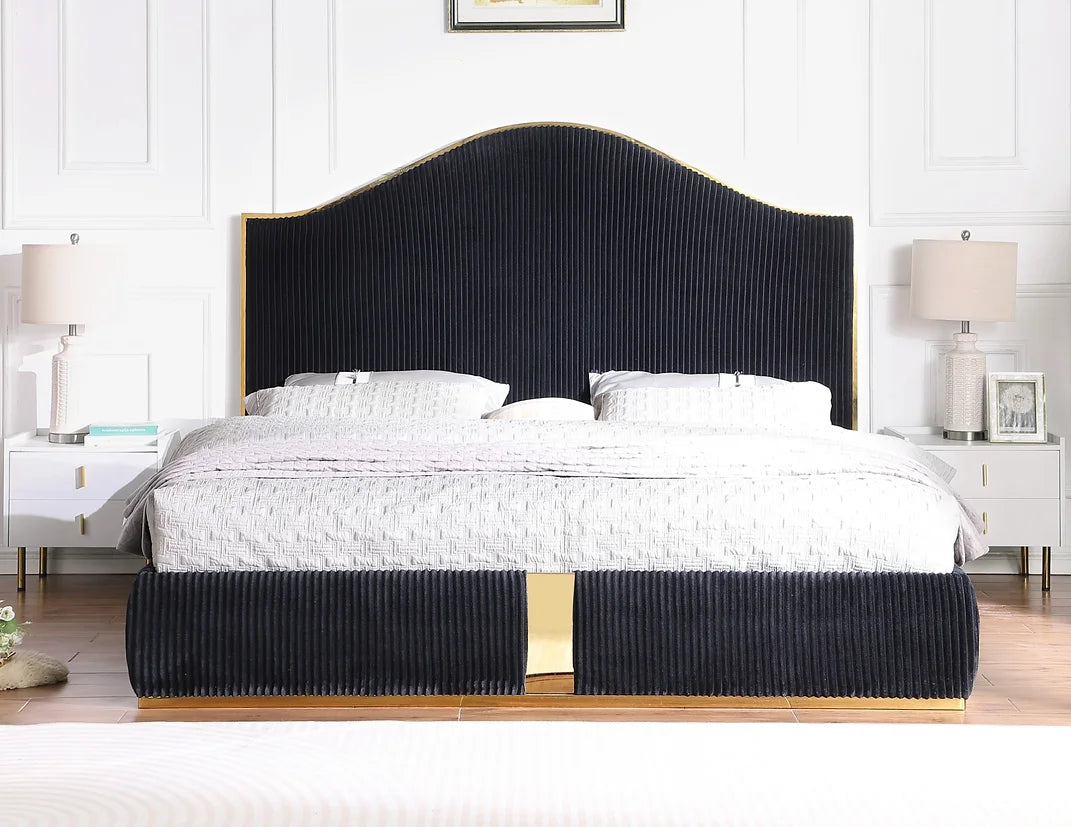 "B908 Lena Bed Only with contemporary design and elegant style" | Vrxco.com