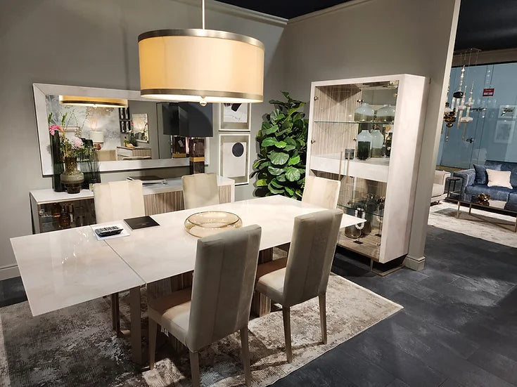 Luce Collection Dining Room Set with elegant design | Vrxco.com