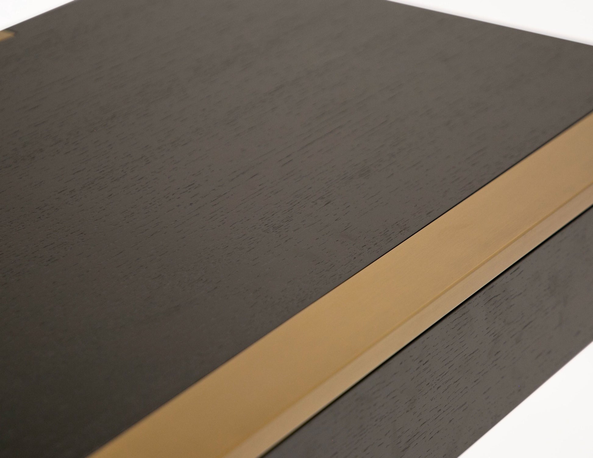 "Modrest Modern Fauna Wenge and Brass Desk - Contemporary office furniture" | Vrxco.com