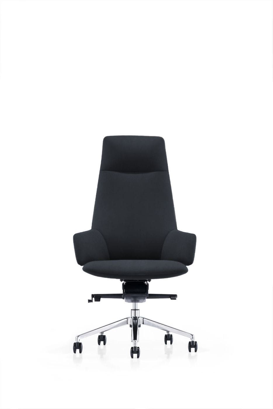 Modrest Gates Modern Black High Back Executive Office Chair showcasing ergonomic design and comfort | Vrxco.com