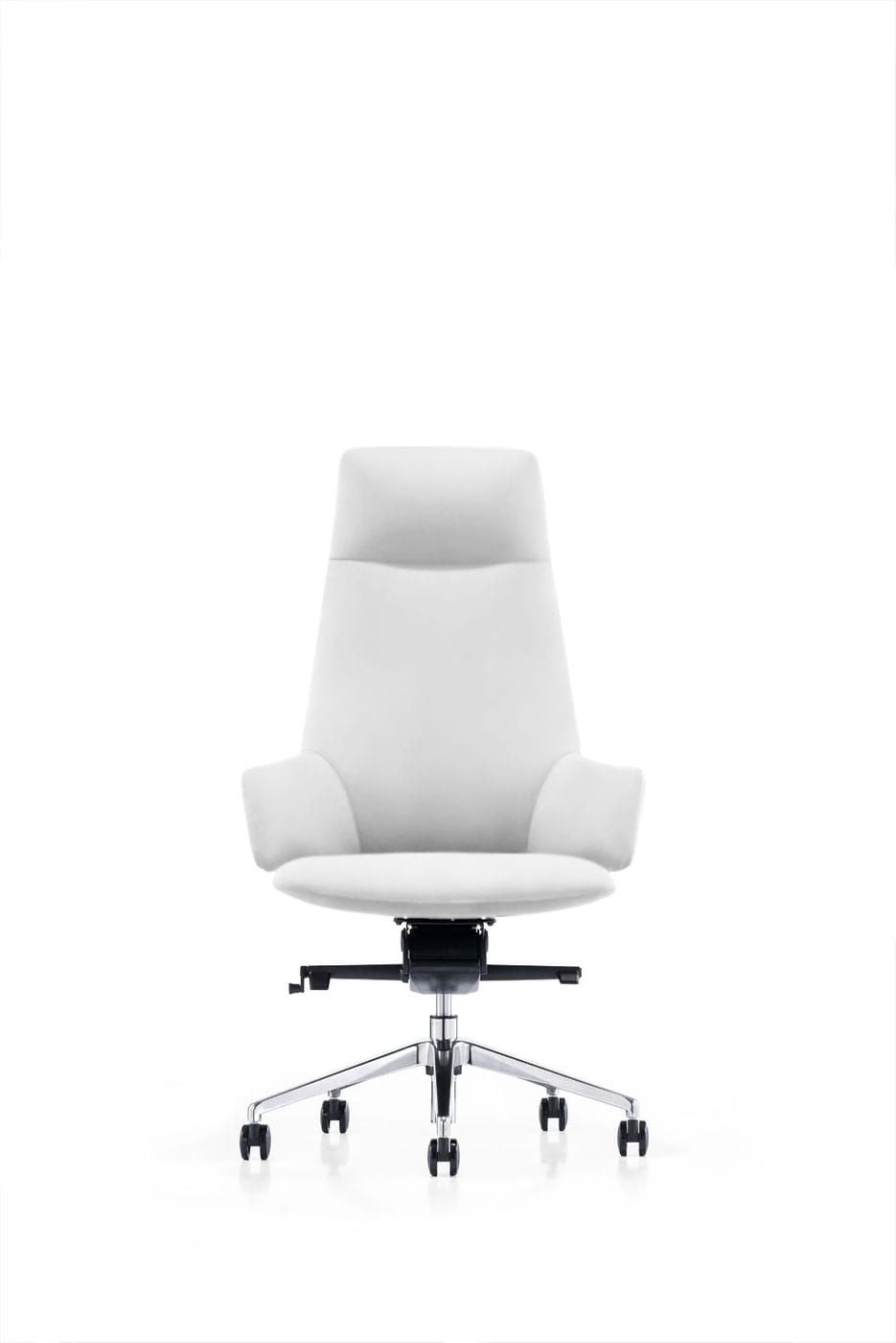 Modrest Gates White High Back Office Chair showcasing modern design and ergonomic support | Vrxco.com