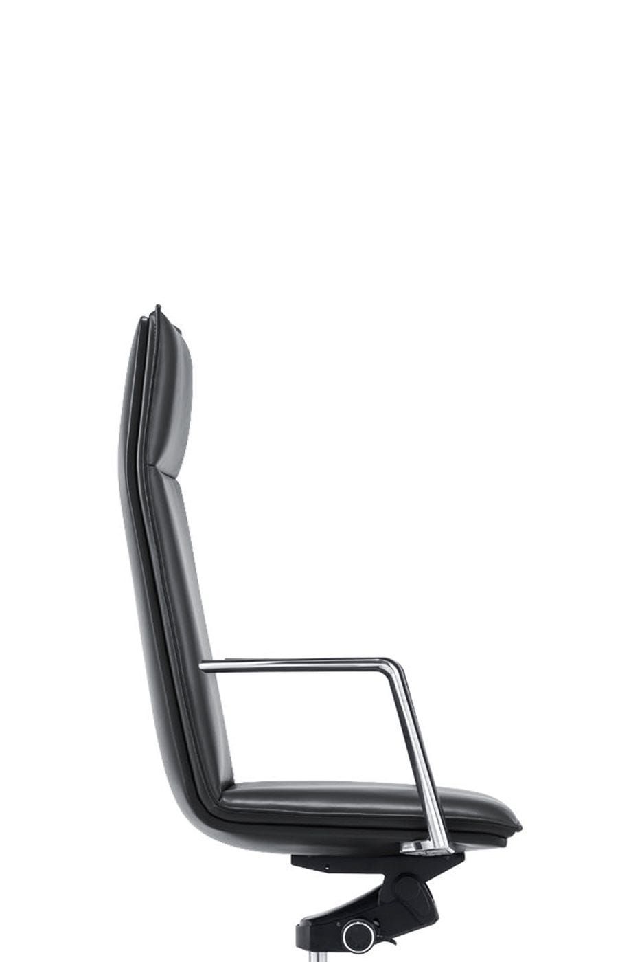 Modrest Gorsky Black High Back Executive Office Chair showcasing ergonomic design and support | Vrxco.com
