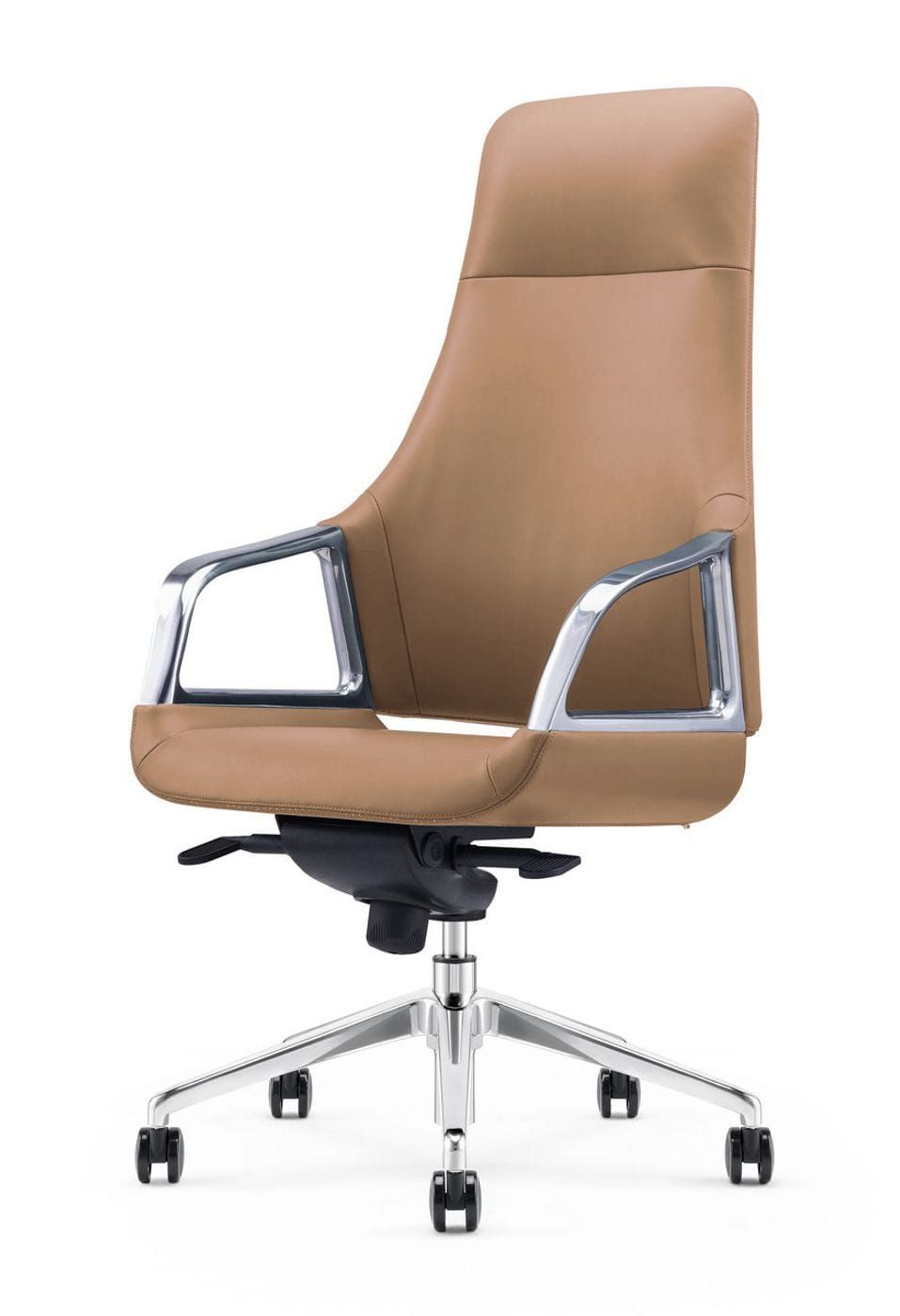Modrest Merlo Modern Black High Back Executive Office Chair with ergonomic design | Vrxco.com