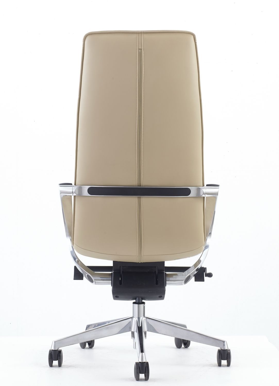 "Modrest Nadella Modern Beige High Back Executive Office Chair - Elegant executive office chair" | Vrxco.com