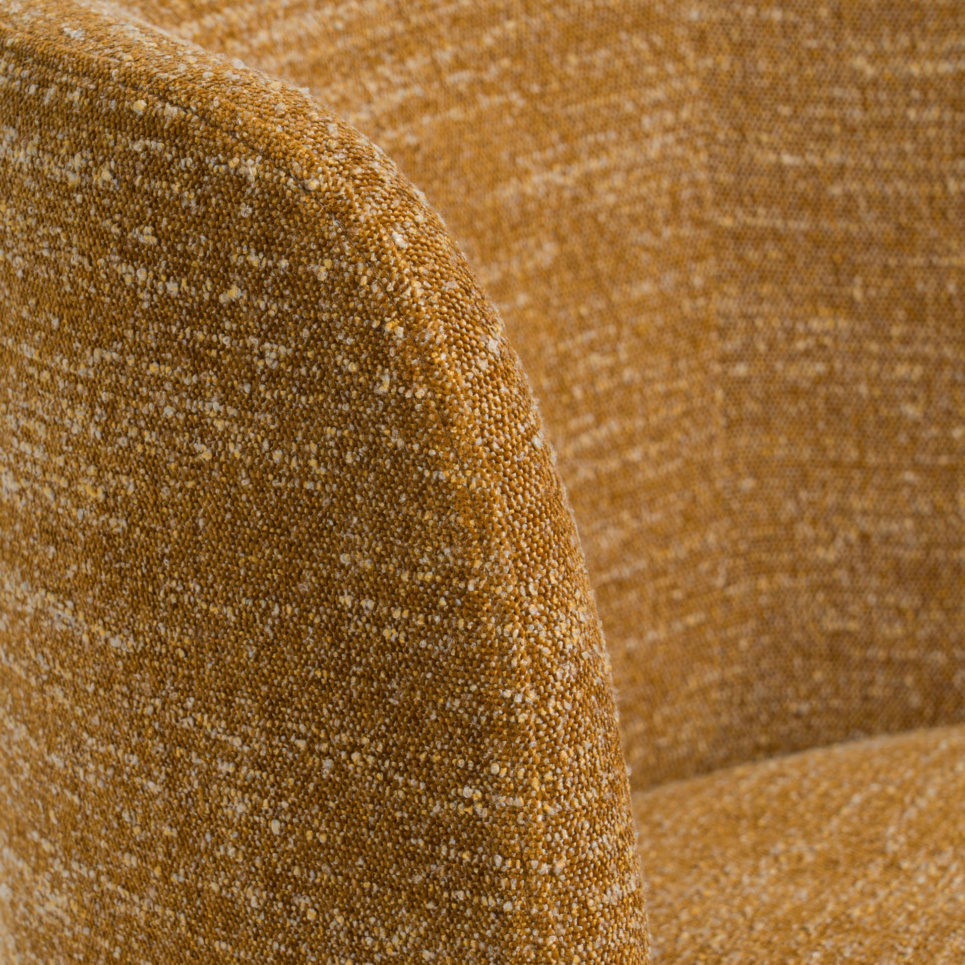 Divani Casa Norris Modern Mustard Fabric Swivel Dining Chair | Vrxco.com