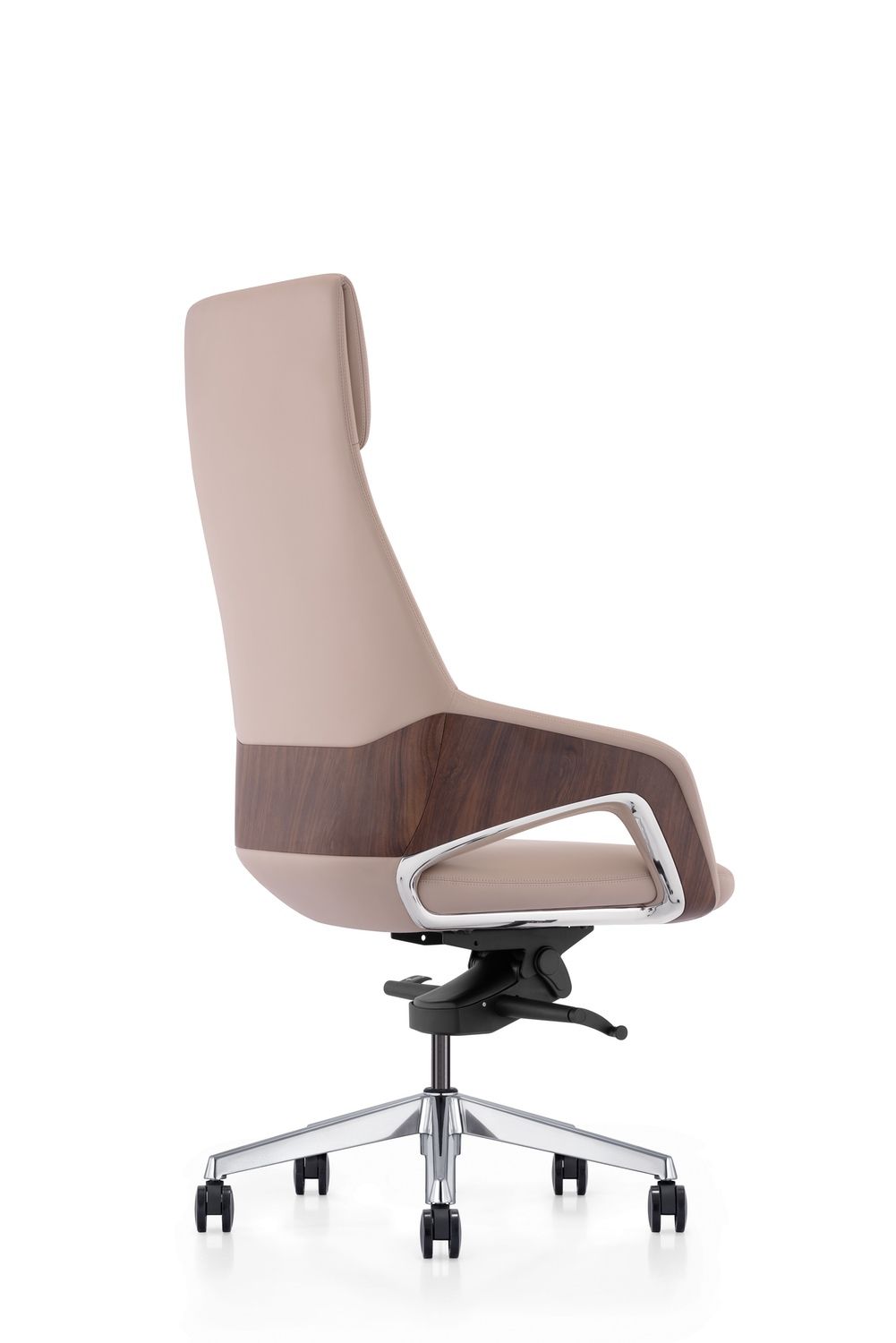 Modrest Prost Modern Beige High Back Executive Office Chair | Vrxco.com