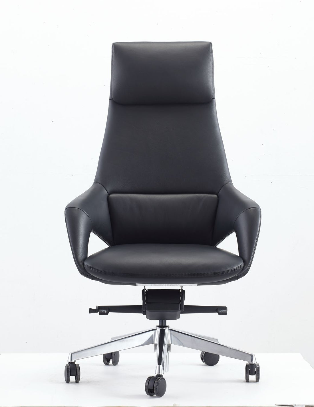 Modrest Prost Modern Black High Back Executive Office Chair | Vrxco.com 