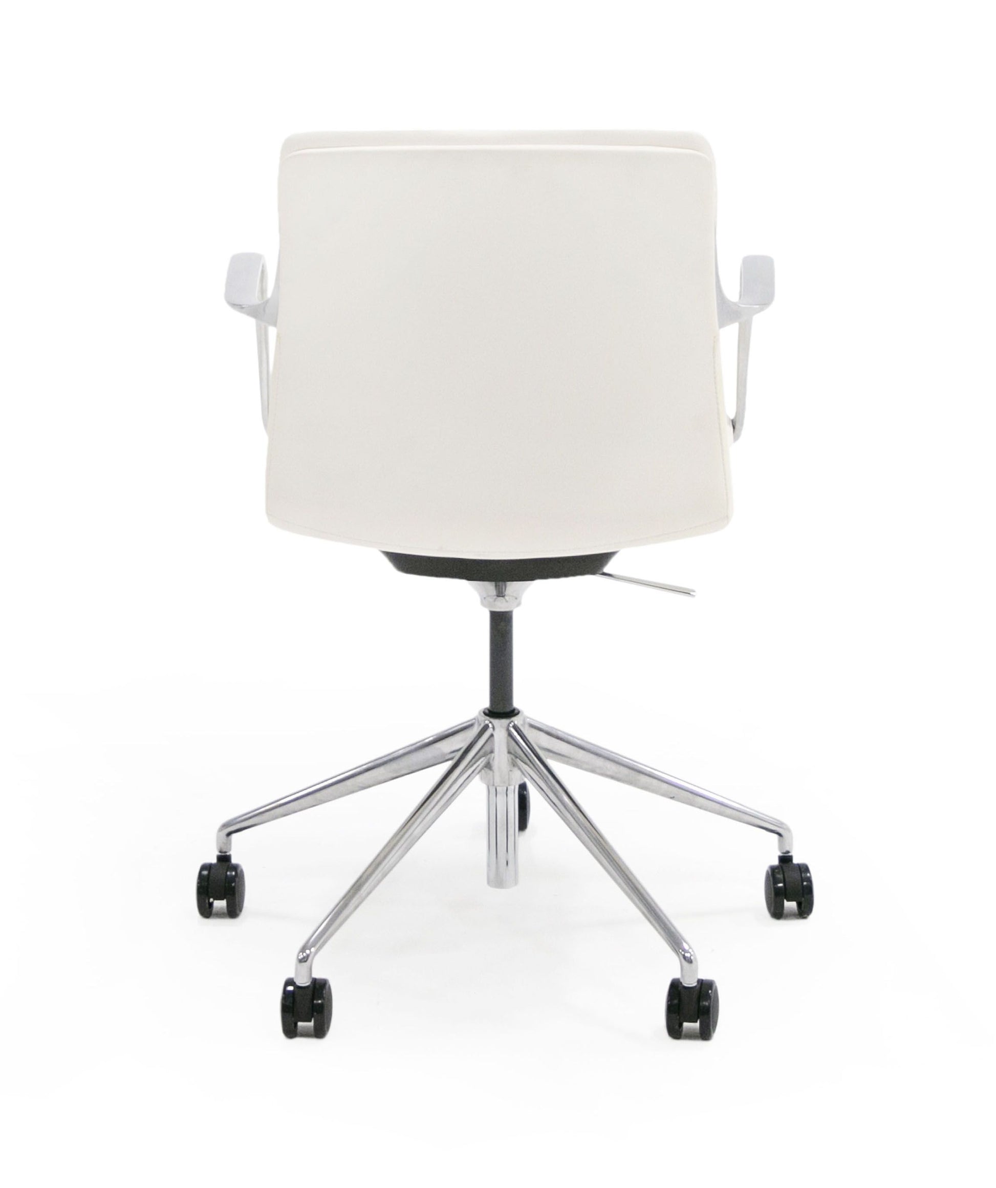 "Modrest Sundar White Mid Back Conference Office Chair - Modern office chair" | Vrxco.com