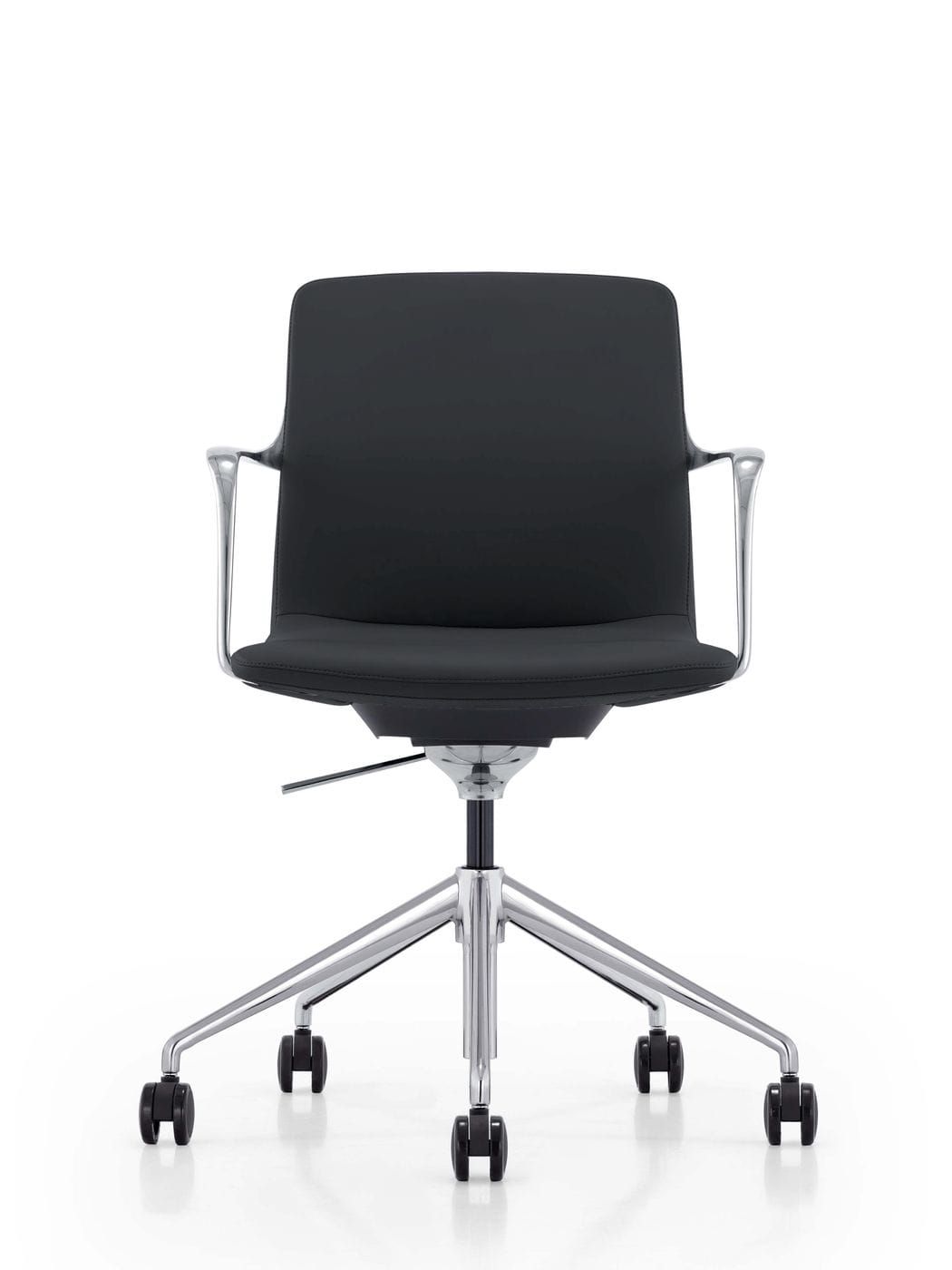 "Modrest Sundar Black Mid Back Conference Office Chair - Modern office chair" | Vrxco.com