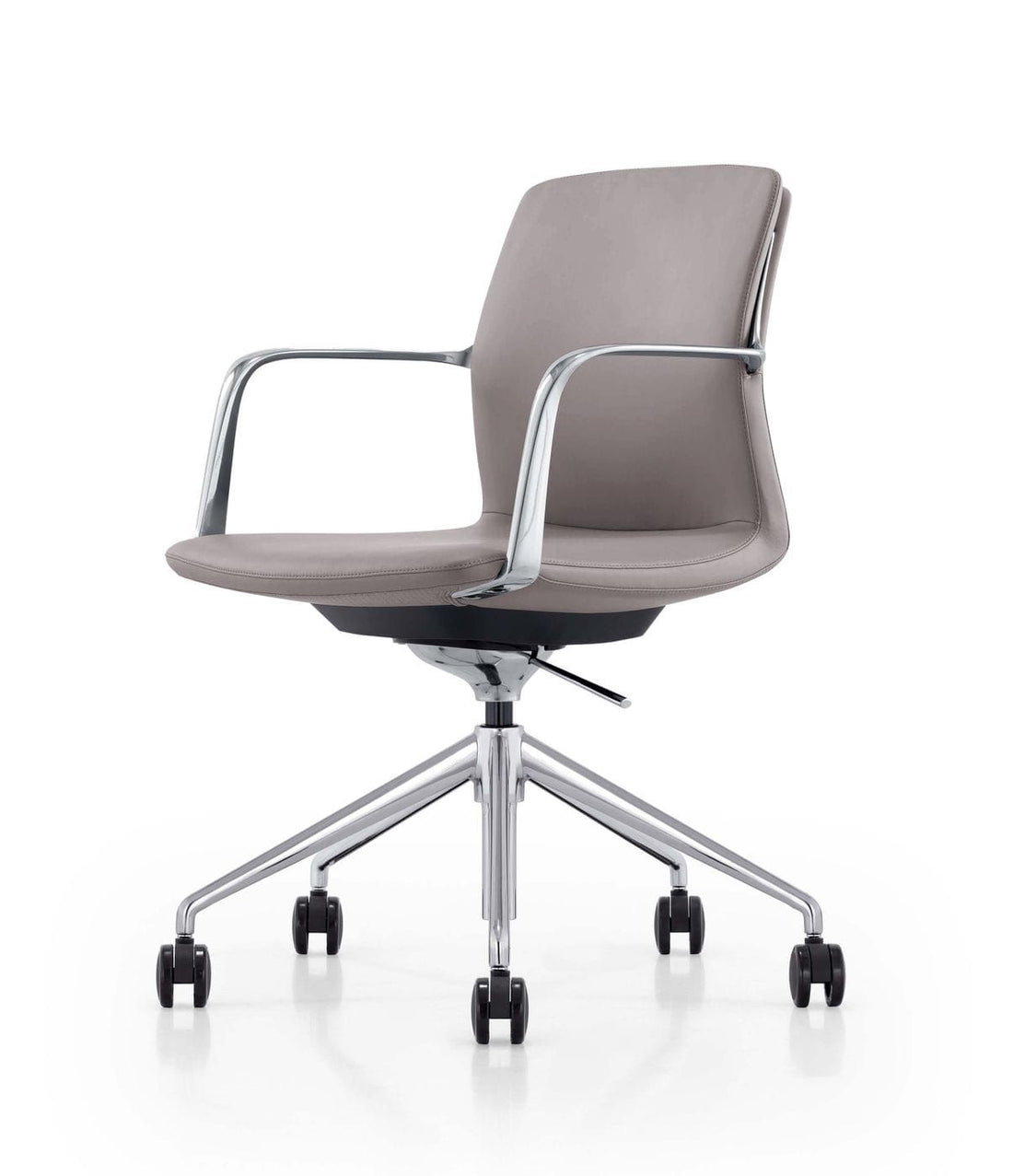 "Modrest Sundar Grey Mid Back Conference Office Chair - Modern office chair" | Vrxco.com