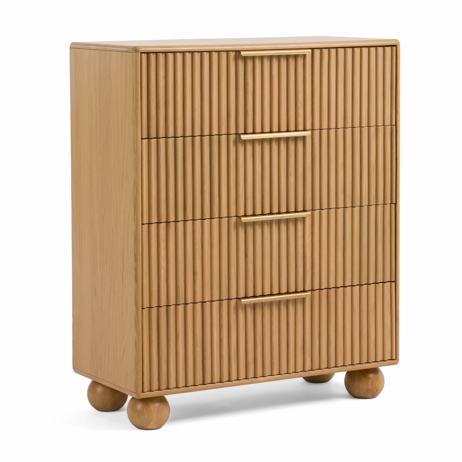 "Modrest Winters Natural Oak Bedroom Set - Modern bedroom furniture" | Vrxco.com