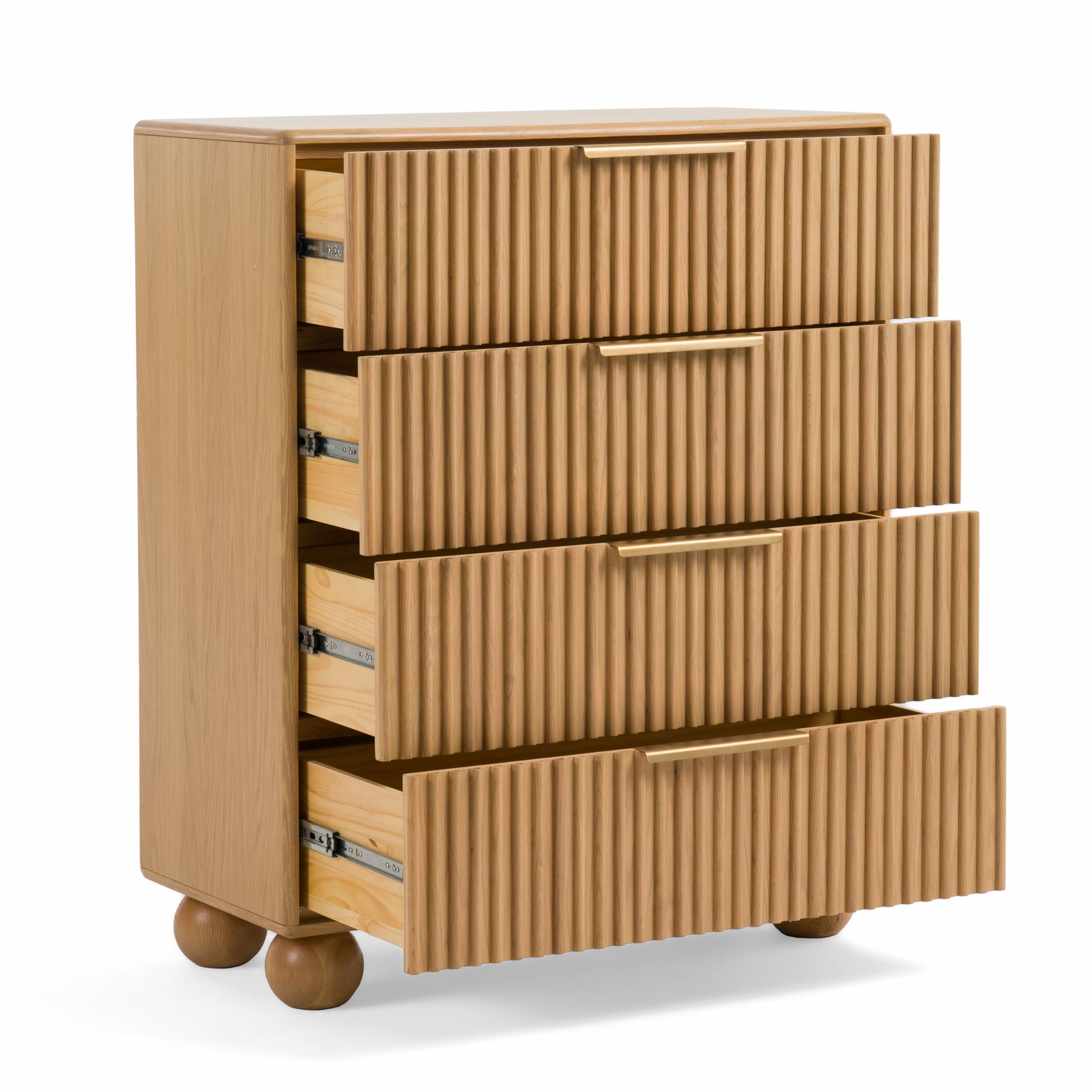 "Modrest Winters Natural Oak Bedroom Set - Modern bedroom furniture" | Vrxco.com